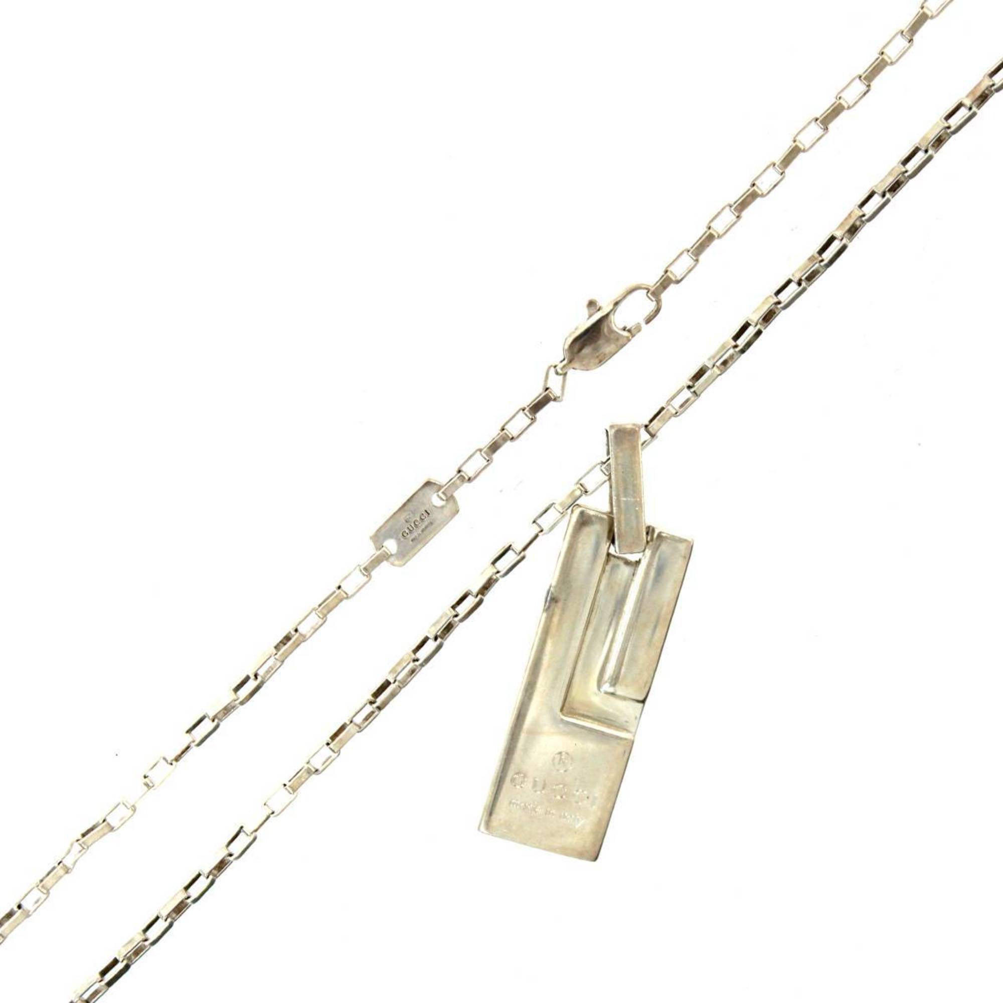 Gucci G Motif Pendant Necklace Sv925